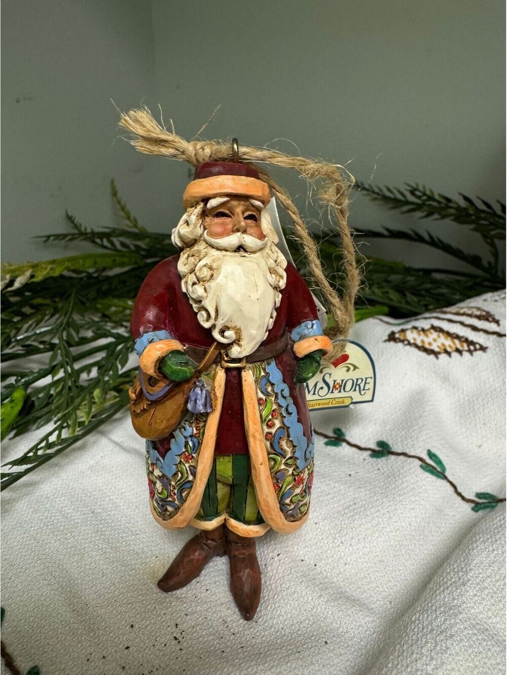7” Vintage Jim Shore Heartwood Crewk “Jolly Smiles